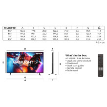 Philips Ambilight 65MLED910 / 12 TV