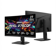 68,58 cm / 27 colių (2560 x 1440) MSI MAG 275CQF E18 16:9 išlenktas RapidVA 0,5 ms 180 Hz 2xHDMI DisplayPort HDR Ready j
