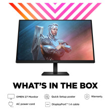 „OMEN by HP“ 27 colių FHD 165 Hz žaidimų monitorius – „OMEN 27“ kompiuterio monitorius