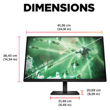 HP OMEN by HP 27q - LED monitor - gaming - 68.6 cm (27")