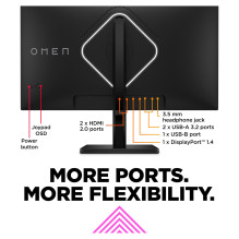 „OMEN by HP“ 27 colių FHD 240 Hz žaidimų monitorius – „OMEN 27s“ kompiuterio monitorius