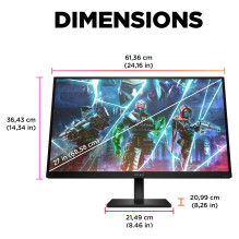 OMEN by HP 27 inch FHD 240Hz Gaming Monitor - OMEN 27s computer monitor