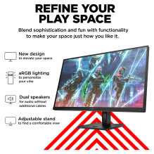 „OMEN by HP“ 27 colių FHD 240 Hz žaidimų monitorius – „OMEN 27s“ kompiuterio monitorius