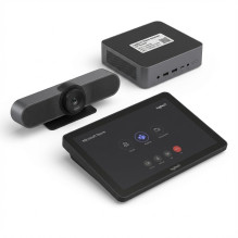 „Logitech“ kambarių sprendimo komandoms etiketė