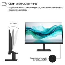 HP Series 3 Pro 21.5 inch FHD Monitor - 322pf computer monitor