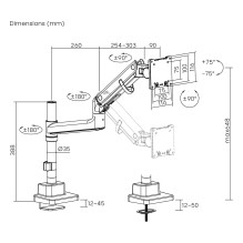 Digitus DA-90475 monitor mount / stand