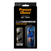 PanzerGlass ® Screen Protector iPhone Air, Ultra-Wide Fit w. Fastfit in-a-box