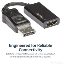 „StarTech.com“ DP2HD4K60S vaizdo kabelio adapteris