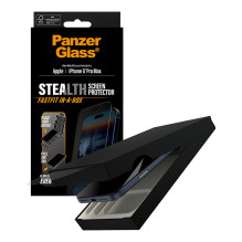 PanzerGlass ® Stealth Screen Protector iPhone 17 Pro Max, Ultra-Wide Fit w. Fastfit in-a-box