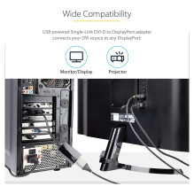 StarTech.com DVI2DP2 video cable adapter