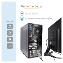 StarTech.com DVI2DP2 video cable adapter