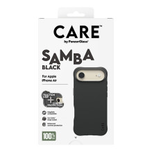 „PanzerGlass CARE™ by ® Samba“ dėklas, juodas, su „MagSafe iPhone Air“ mobiliojo telefono dėklu „PanzerGlass CARE™ by ® Samba“ dėklas, juodas, su „MagSafe iPhone Air“ mobiliojo telefono dėklu