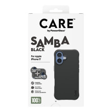 PanzerGlass CARE™ by ® Samba Case Black w. MagSafe iPhone 17 mobile phone case