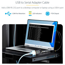 StarTech.com 1P3FFCB-USB-SERIAL serial cable