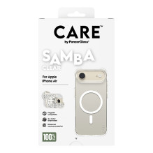 PanzerGlass CARE™ by ® Samba Case Transparent w. White MagSafe iPhone Air mobile phone case