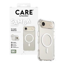 PanzerGlass CARE™ by ® Samba Case Transparent w. White MagSafe iPhone Air mobile phone case
