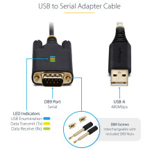 StarTech.com 1P3FFCB-USB-SERIAL serial cable