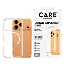 PanzerGlass CARE™ by ® Urban Explorer Case Transparent w. White MagSafe iPhone 17 Pro mobile phone case