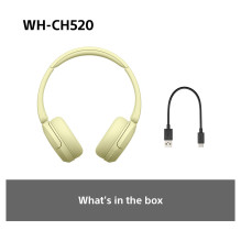 „Sony WHCH520Y.CE7“ ausinės