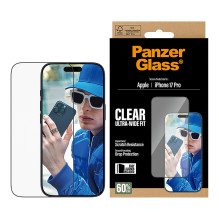 PanzerGlass ® Screen Protector iPhone 17 Pro, Ultra-Wide Fit w. EasyAligner