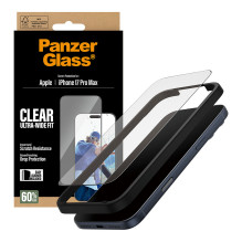 PanzerGlass ® Screen Protector iPhone 17 Pro Max, Ultra-Wide Fit w. EasyAligner
