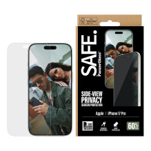 PanzerGlass SAFE. by ® 2-Way Privacy Screen Protector iPhone 17 Pro, Ultra-Wide Fit w. EasyAligner