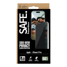 PanzerGlass SAFE. by ® 2-Way Privacy Screen Protector iPhone 17 Pro, Ultra-Wide Fit w. EasyAligner