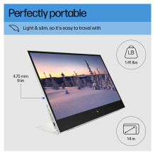 HP E-Series E14 G4 nešiojamas monitorius kompiuterio monitorius