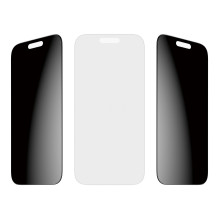 „PanzerGlass SAFE. by ®“ dvipusis privatumo ekrano apsauginis dėklas „iPhone 17 Pro“, itin platus pritaikymas su „EasyAl