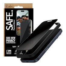 PanzerGlass SAFE. by ® 2-Way Privacy Screen Protector iPhone 17 Pro, Ultra-Wide Fit w. EasyAligner