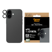 PanzerGlass ® Hoops® Camera Lens Protector Black iPhone 17, iPhone 16, 16 Plus