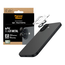 PanzerGlass ® Hoops® Camera Lens Protector Black iPhone 17, iPhone 16, 16 Plus