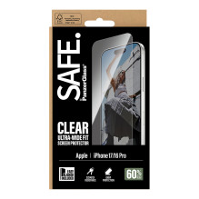 PanzerGlass SAFE. by ® Screen Protector iPhone 17, iPhone 16 Pro, Ultra-Wide Fit w. EasyAligner