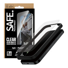PanzerGlass SAFE. by ® Screen Protector iPhone 17, iPhone 16 Pro, Ultra-Wide Fit w. EasyAligner
