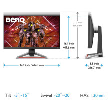 BenQ 9H.LKTLA.TBE computer monitor