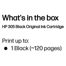 HP 305 Black Original Ink Cartridge