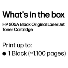 HP 205A Black Original LaserJet toner cartridge