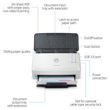 HP Scanjet Pro 2000 s2 skaitytuvas su lapų tiekimu HP Scanjet Pro 2000 s2 skaitytuvas su lapų tiekimu