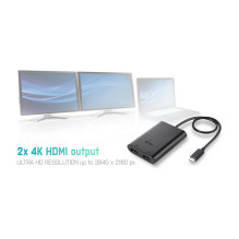 i-tec C31DUAL4KHDMI USB graphics adapter