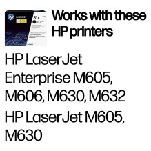 HP 81X High Yield Black Original LaserJet toner cartridge HP 81X High Yield Black Original LaserJet toner cartridge