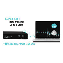 i-tec CADUA4KDOCKPDB laptop dock / port replicator