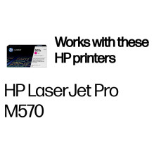 HP 507A purpurinė originali LaserJet tonerio kasetė HP 507A purpurinė originali LaserJet tonerio kasetė