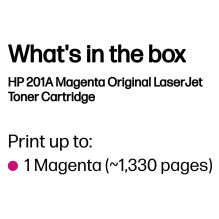 HP 201A purpurinė originali LaserJet tonerio kasetė