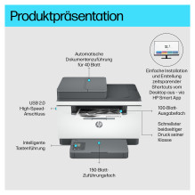 HP LaserJet M234sdn 3 viename nespalvotas lazerinis spausdintuvas su A4 formato LAN ir ADF dvipusiu valdymu HP LaserJet M234sdn 3 viename nespalvotas lazerinis spausdintuvas su A4 formato LAN ir ADF dvipusiu valdymu