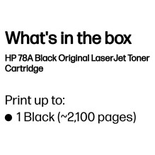 HP 78A juoda originali LaserJet tonerio kasetė