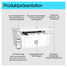 HP LaserJet MFP M140w 3 viename A4 nespalvotas lazerinis spausdintuvas su „Wi-Fi“ ir 150 lapų HP LaserJet MFP M140w 3 viename A4 nespalvotas lazerinis spausdintuvas su „Wi-Fi“ ir 150 lapų