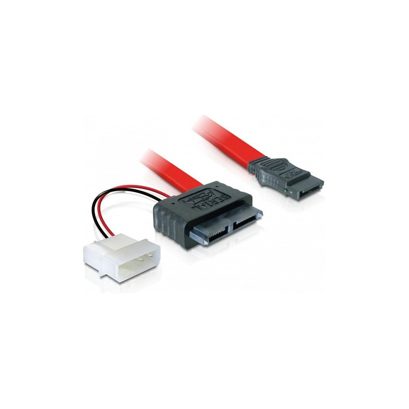 DeLOCK Cable SATA Slimline female + 2pin power SATA SATA cable