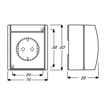 Busch-Jaeger 2083-0-0817 socket-outlet