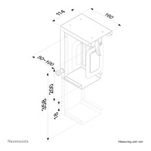Neomounts CPU-D075BLACK CPU holder Neomounts CPU-D075BLACK CPU holder