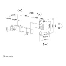 Neomounts FL40-450BL11 TV mount / stand